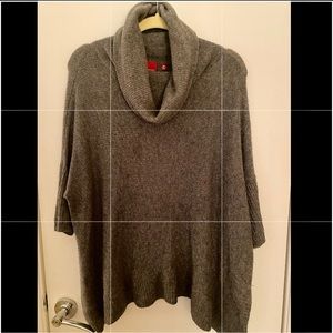 SAKS Cowl Neck Cashmere Sweater